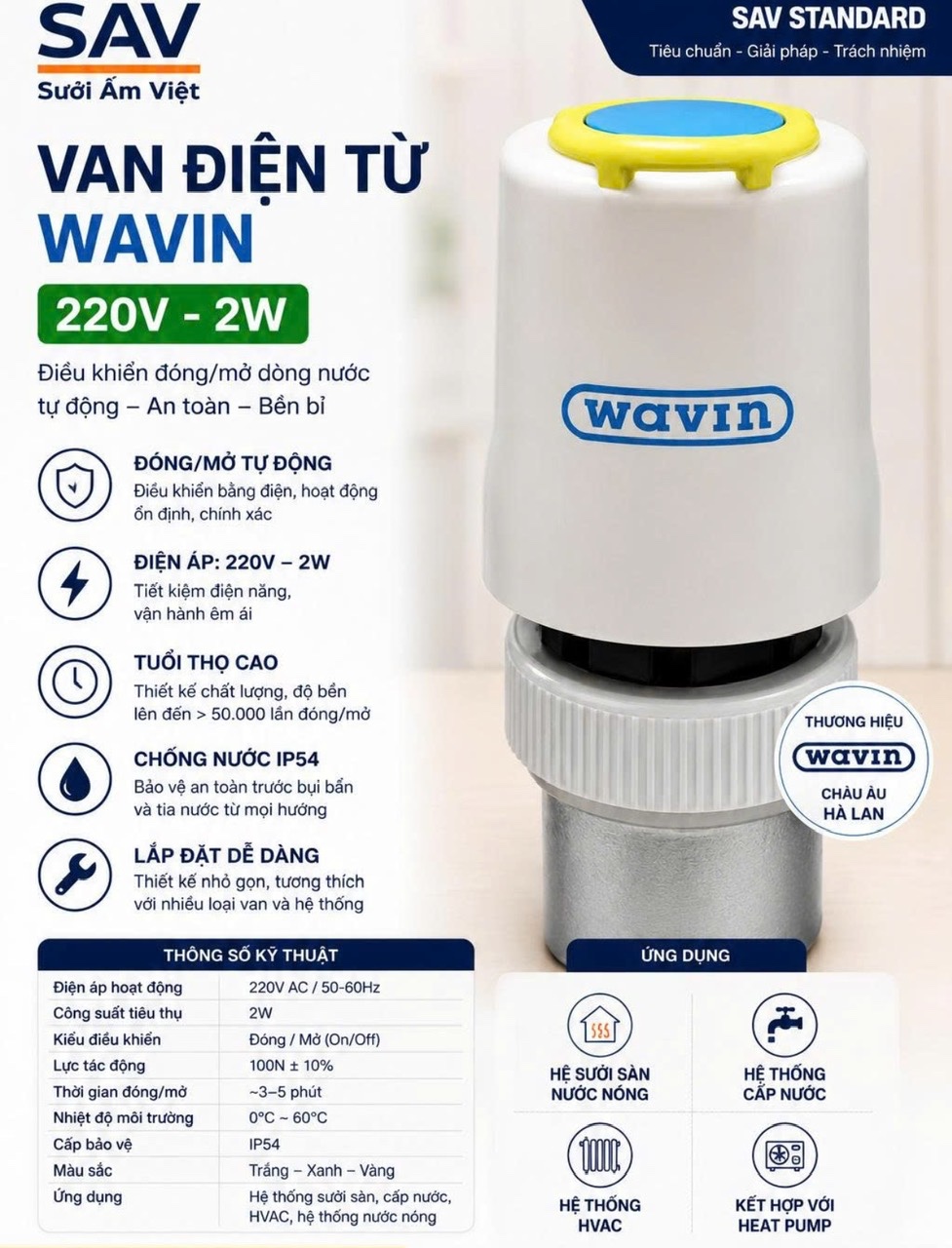 Van điện từ WAVIN