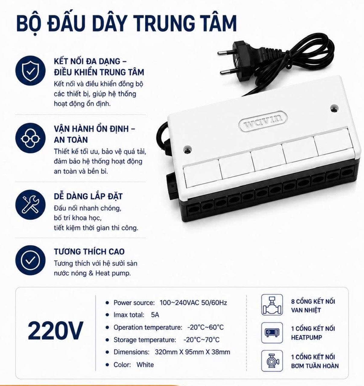 Bộ điều khiển trung tâm WAVIN
